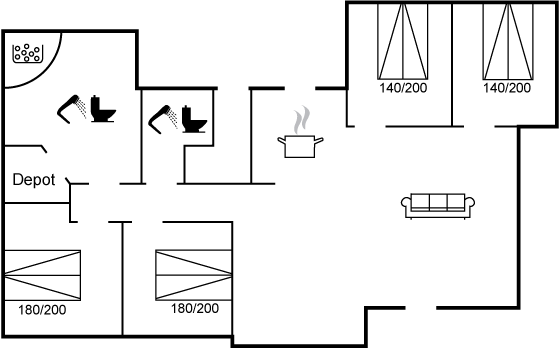 Floor plan_Holiday home_51-0132