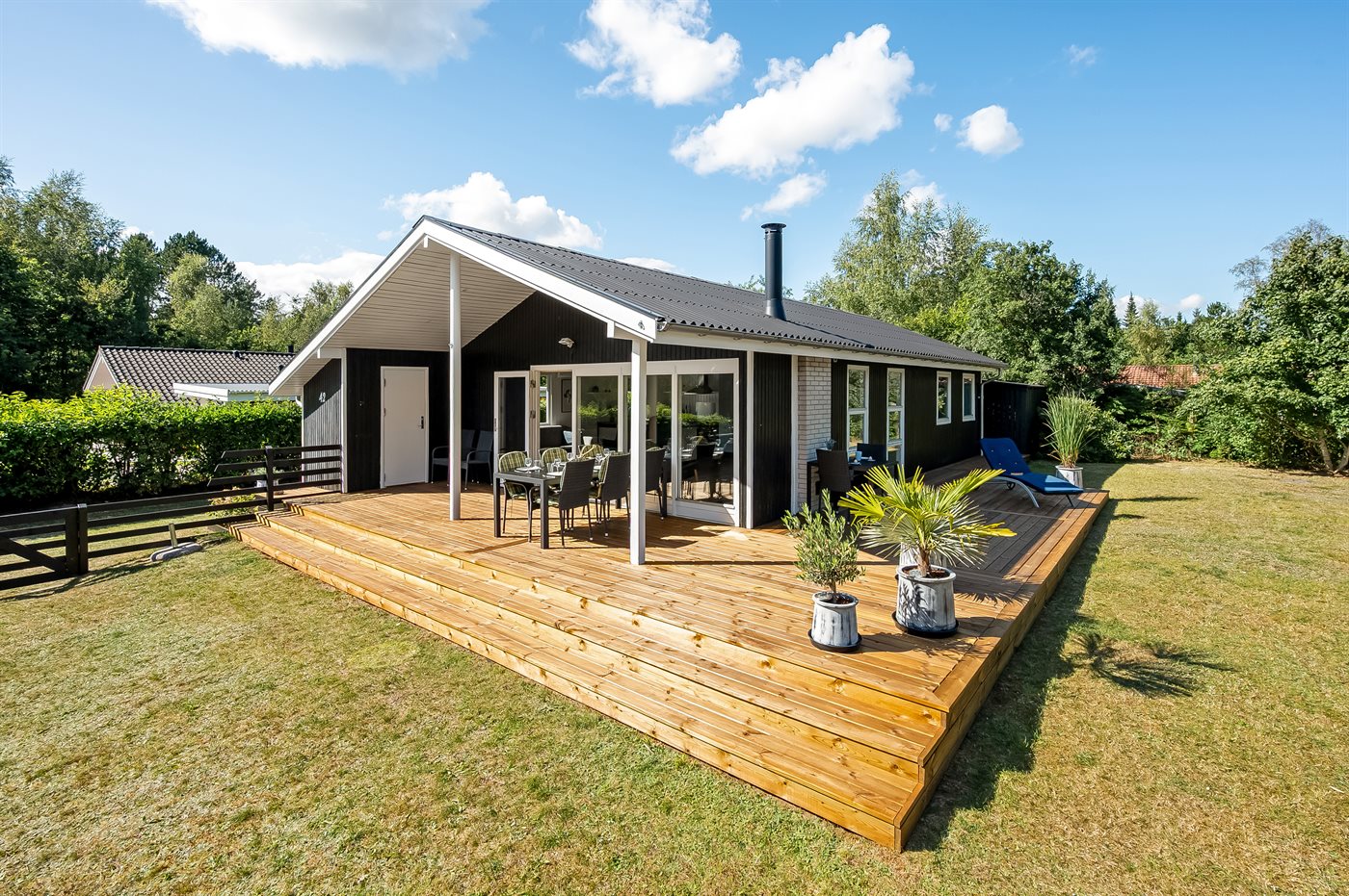 Gemütliches Familienhaus mit Sauna &amp; Garten in Fuglslev