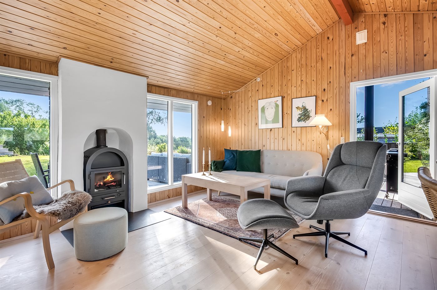 Naturnahes Ferienhaus mit Sauna, Kamin und Meernähe in Ebeltoft - Bild 2