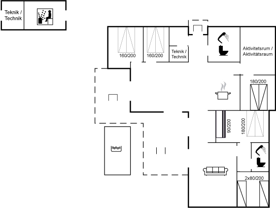 Grundriss Ferienhaus 52-2526 in Ebeltoft