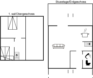 Grundriss Ferienhaus 52-3617