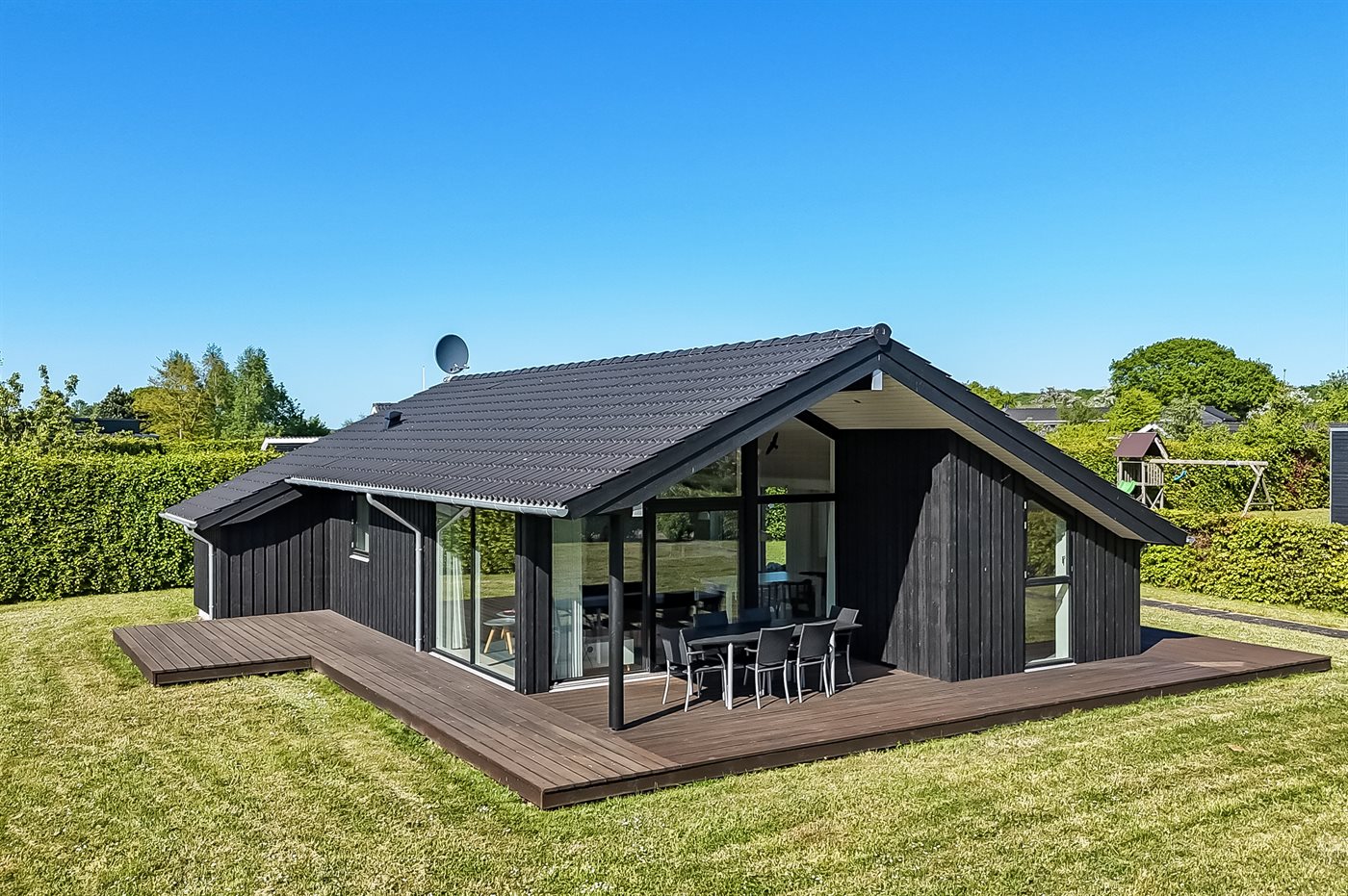 Modernes Ferienhaus mit Sauna &amp; Meerblick nahe Strand und Ebeltoft