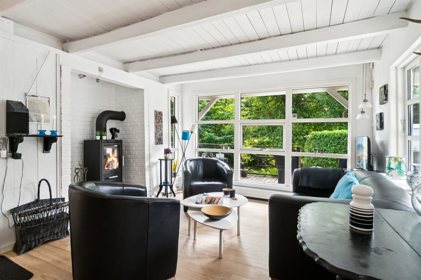 Nostalgische Auszeit mit Sauna, Kamin und Meerblick in Femmøller - Bild 2