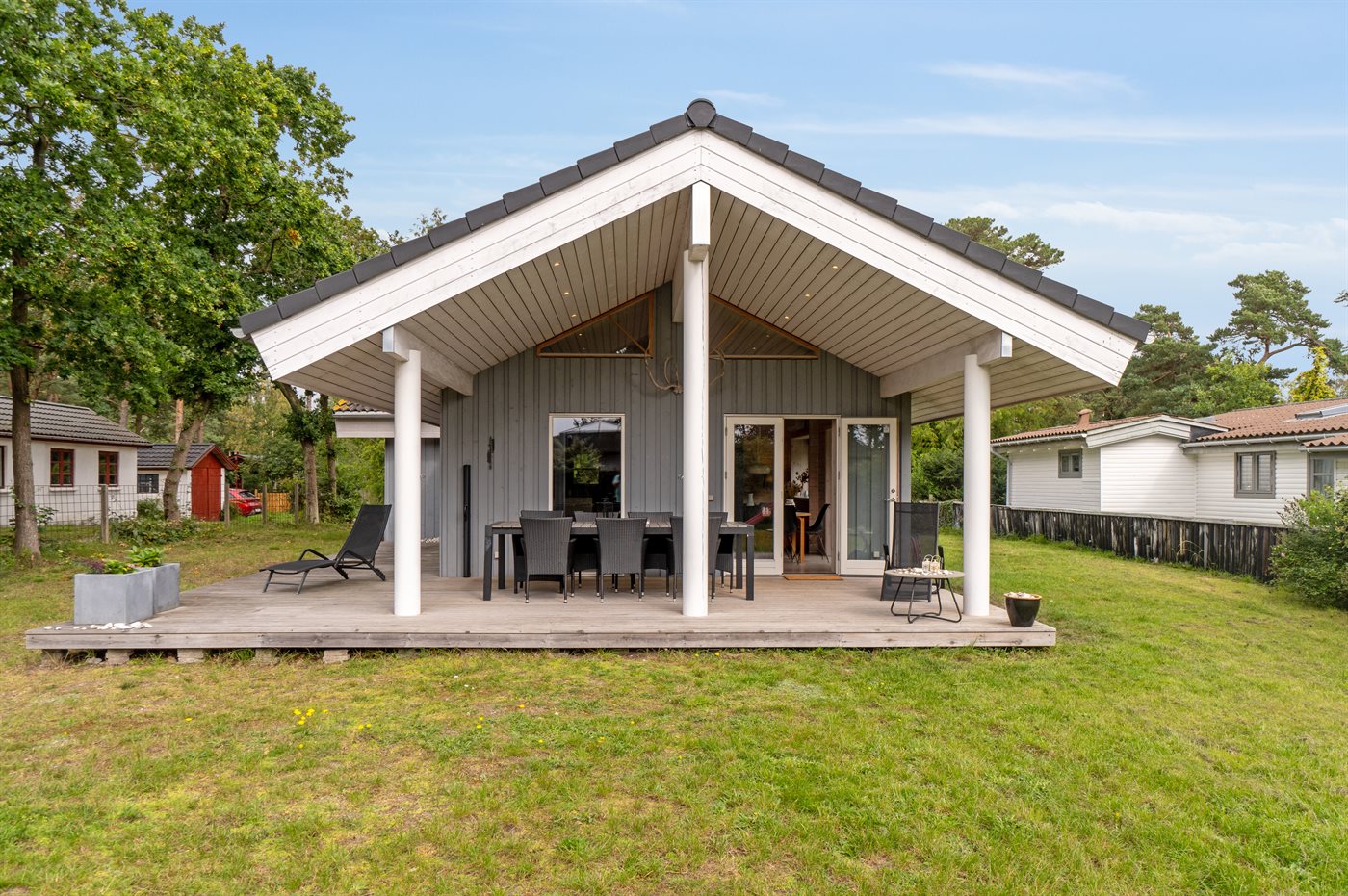 Entspanntes Ferienhaus mit Meerblick in Knebel! - Bild 2