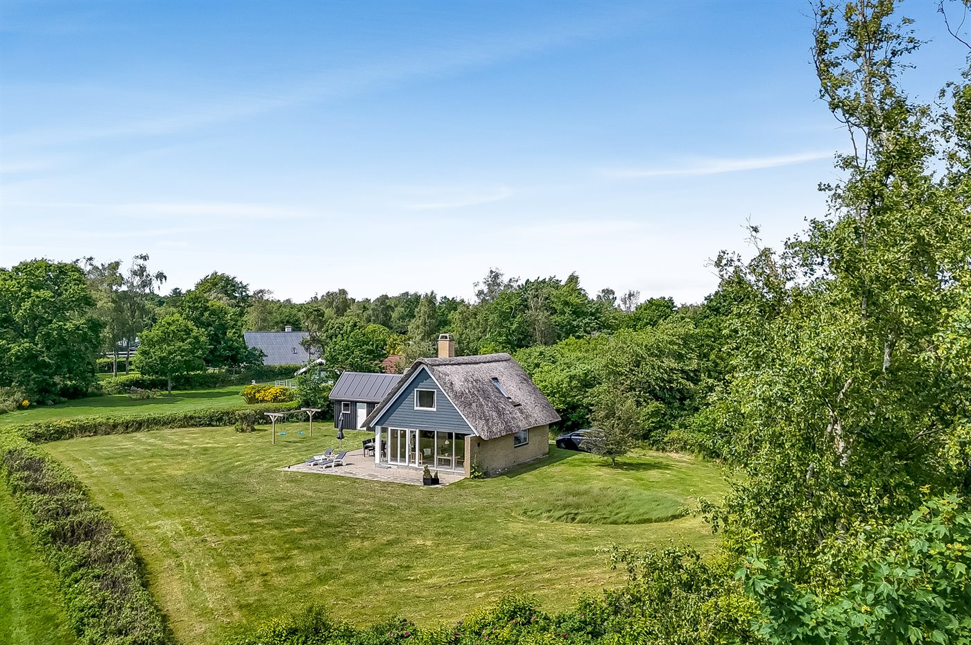 Luxushaus mit Sauna, Kamin &amp; Meerblick – 50 m zum Strand