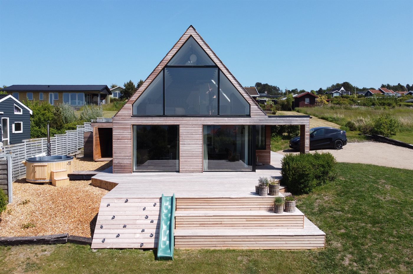 Meerblick, Whirlpool & große Terrasse – Urlaubsparadies in Skødshoved