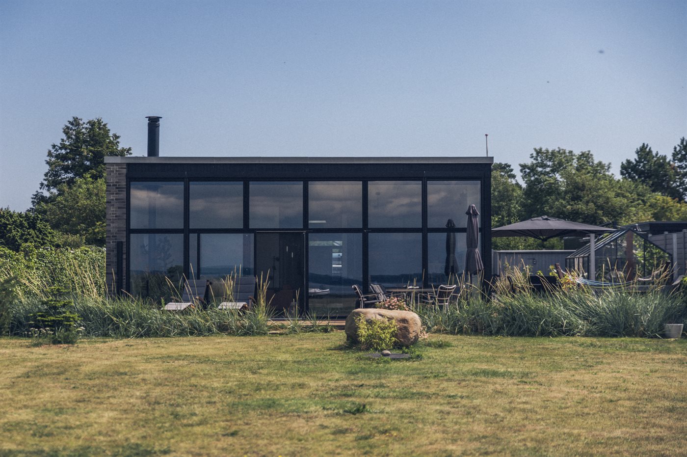 Ferienhaus am Meer mit Sauna, Kamin und großem Naturgrundstück