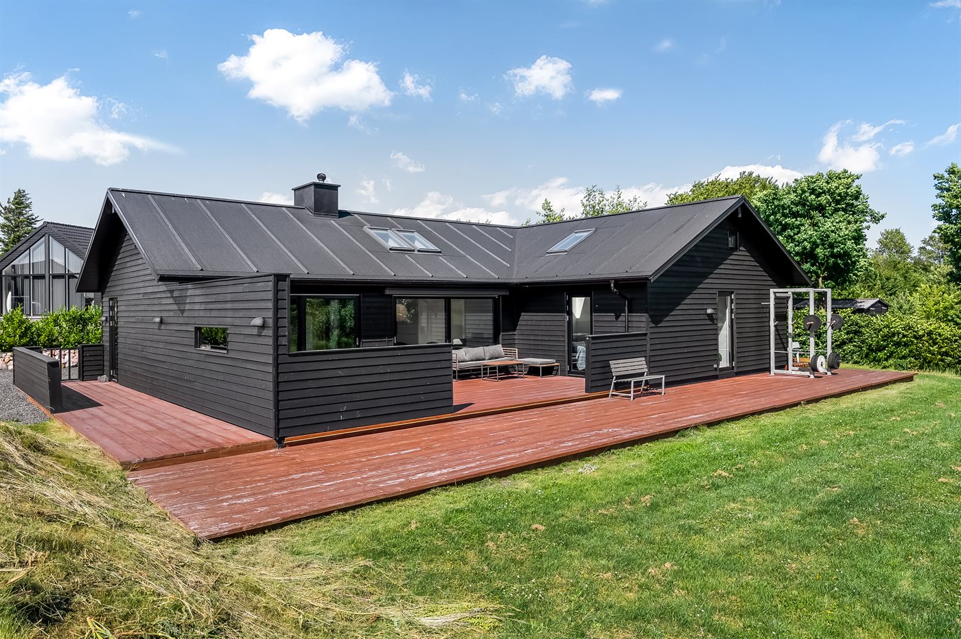 Modernes Ferienhaus mit Sauna und Kamin am Saksild Strand