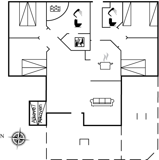 Floor plan_Holiday home_60-4019
