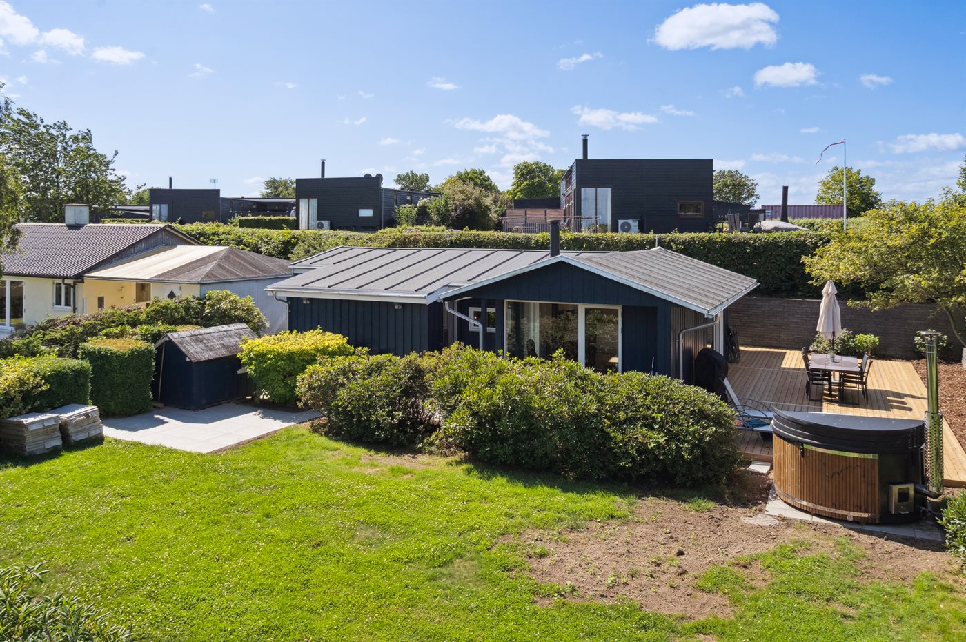 Fjordblick, Sauna &amp; Hot Tub: Familienurlaub am Hvidbjerg Strand
