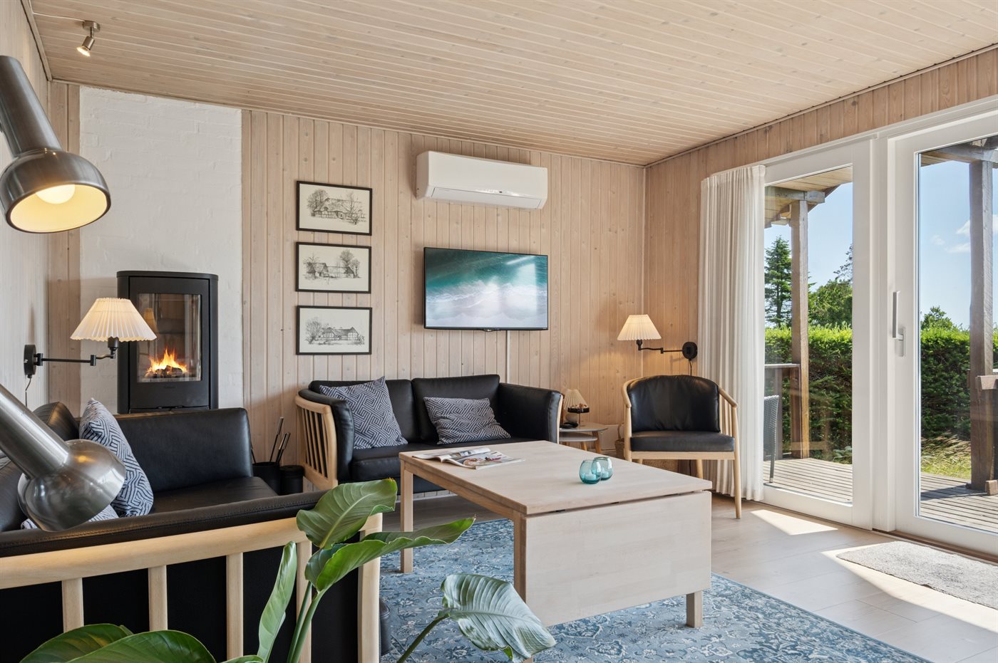 Hyggeliges Ferienhaus mit Fjordblick und Sauna am Hvidbjerg Strand - Bild 4