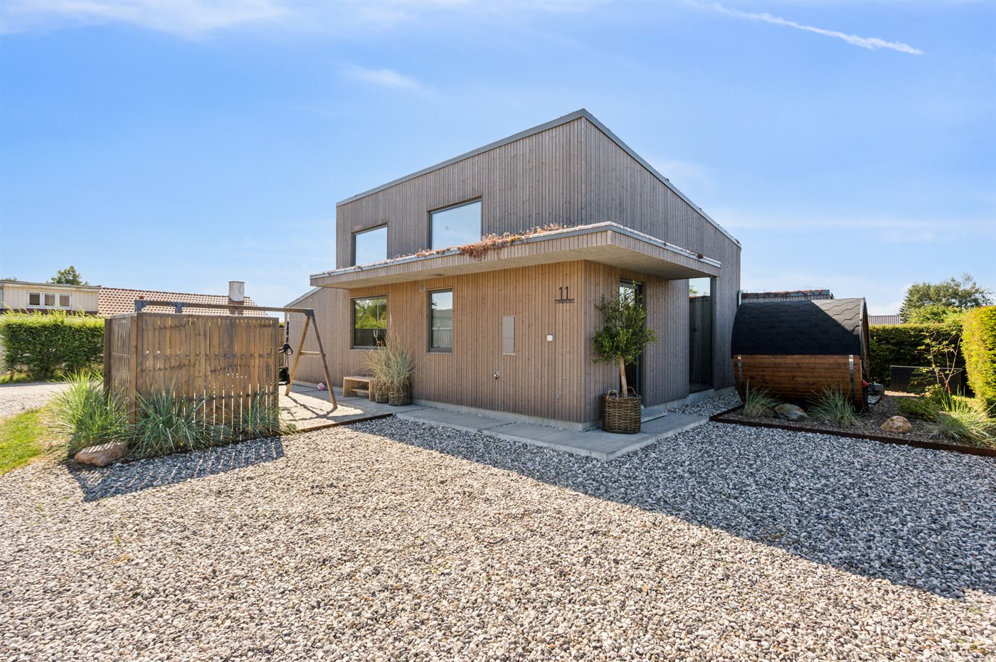 Meerblick, Sauna &amp; Spielspaß – Wohlfühlhaus am Hvidbjerg Strand