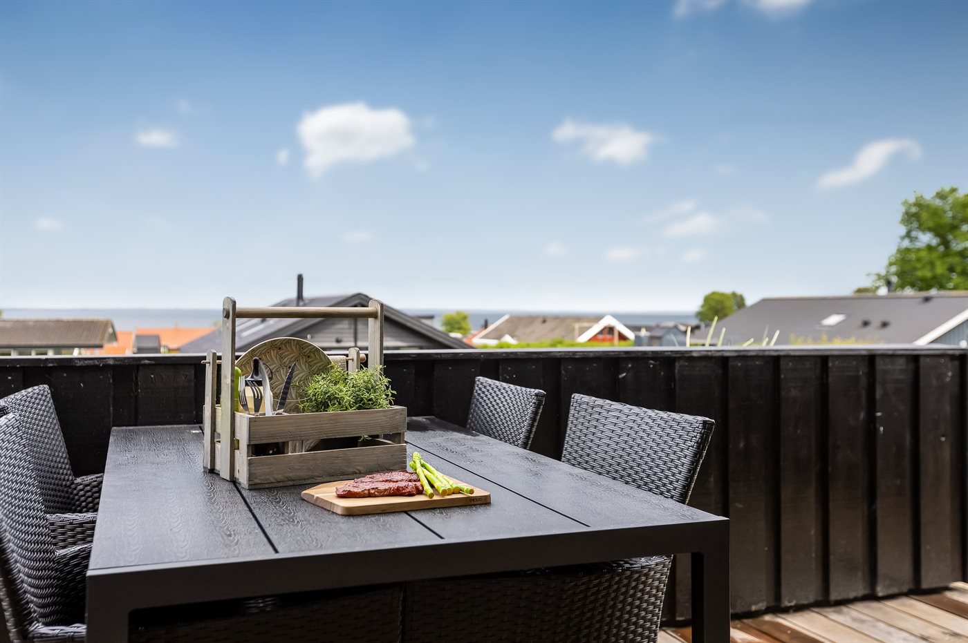 Wohlfühlen mit Meerblick, Sauna & nah am Strand in Grönninghoved - Bild 5