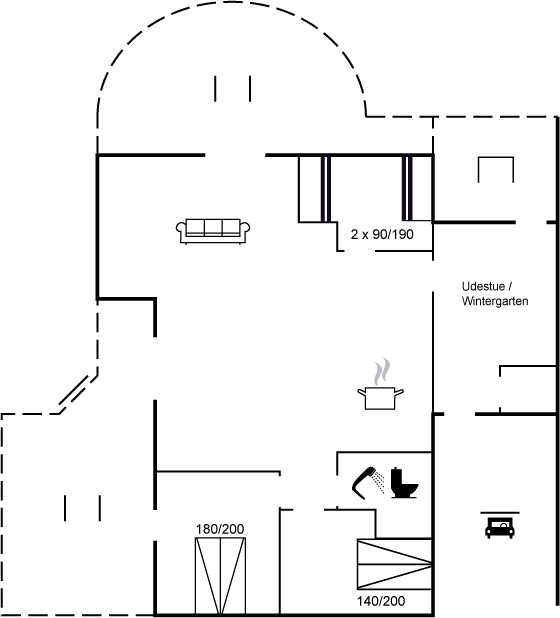 Grundriss Ferienhaus 61-5115 in Binderup