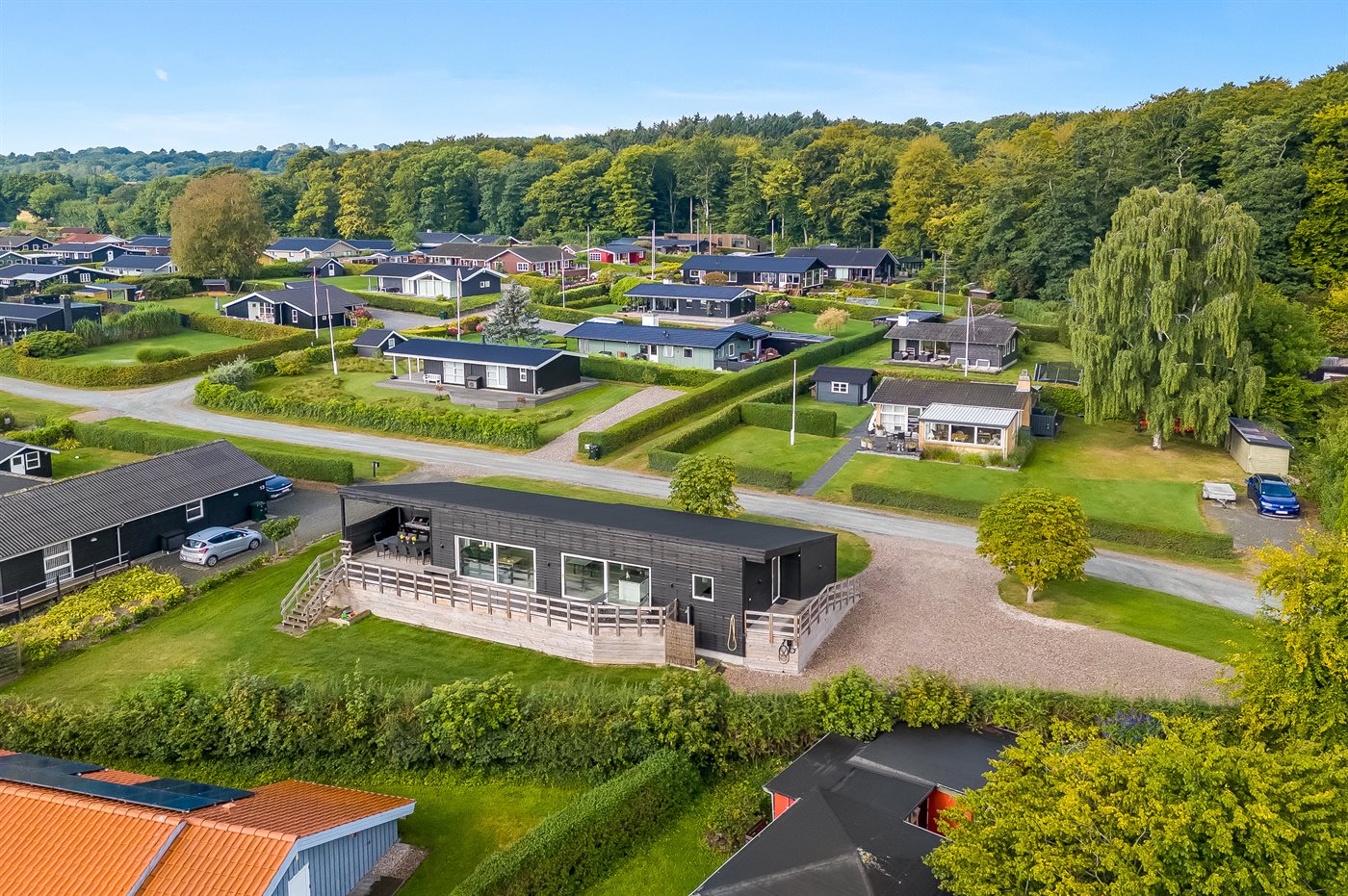 Modernes Ferienhaus mit Meerblick und Sauna am Binderup Strand