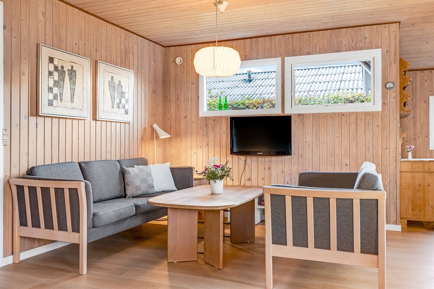 Strandnahes Ferienhaus mit Sauna und Kamin in Binderup - Bild 4