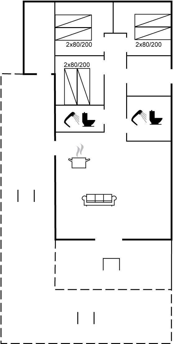 Grundriss Ferienhaus 61-6244 in Binderup