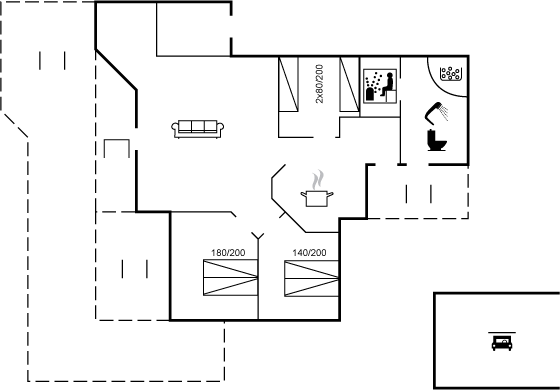 Grundriss Ferienhaus 61-6309 in Hejlsminde