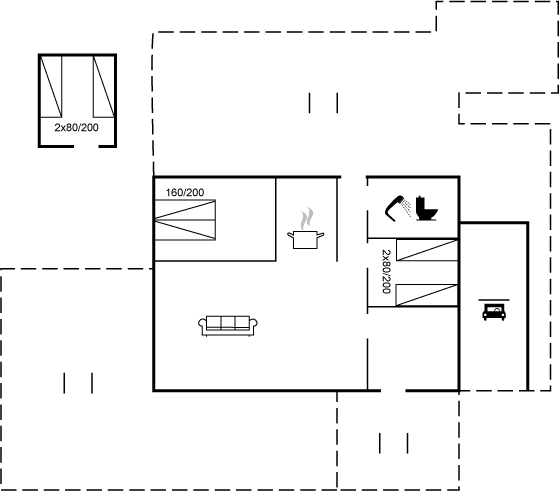 Grundriss Ferienhaus 61-6311 in Hejlsminde