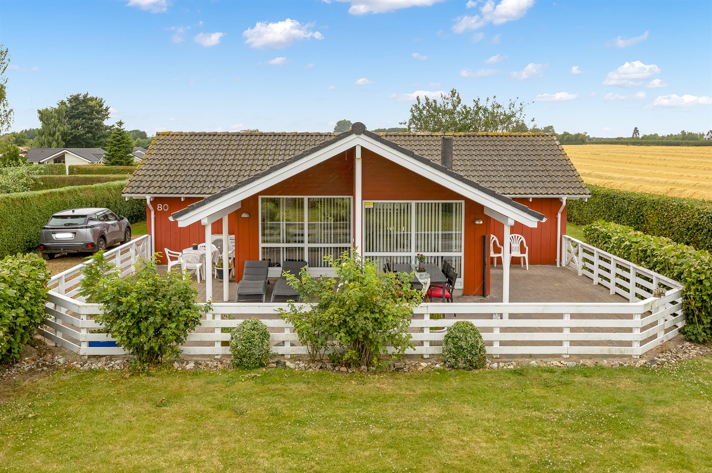 Familienglück am Strand: Sauna, Garten &amp; Meerblick in Flovt