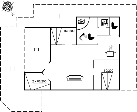 Floor plan_Holiday home_64-1049