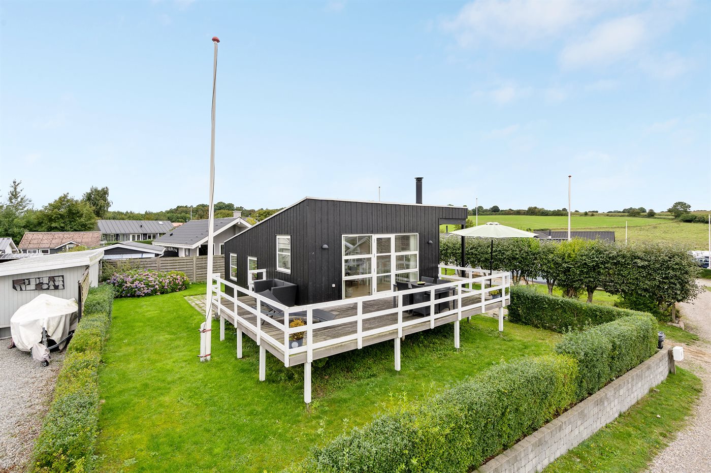 Modernes Ferienhaus mit Sauna, Meerblick und Kamin in Vemmingbund