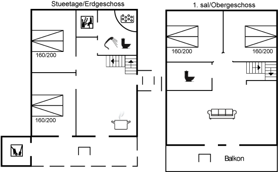 Grundriss Ferienhaus 64-3869 in Graasten
