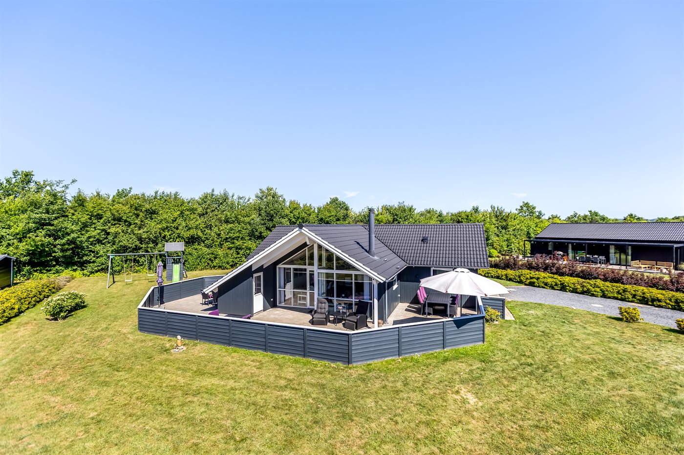 Familienparadies mit Sauna, Whirlpool &amp; Strandnähe in Skovmose