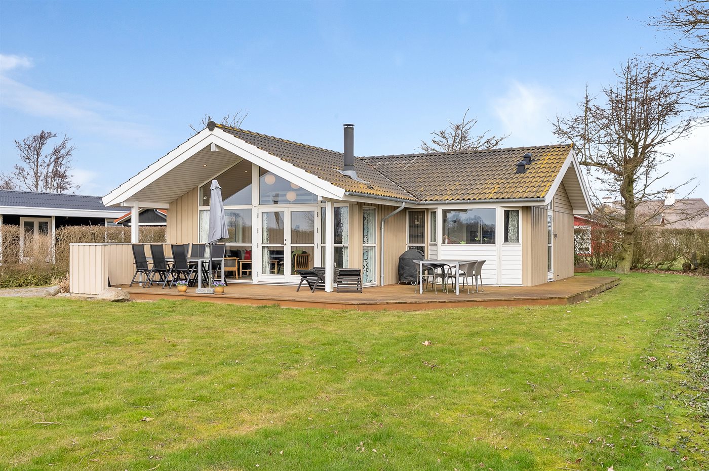 Gemütliches Ferienhaus Otterup mit Garten | 10 Pers.