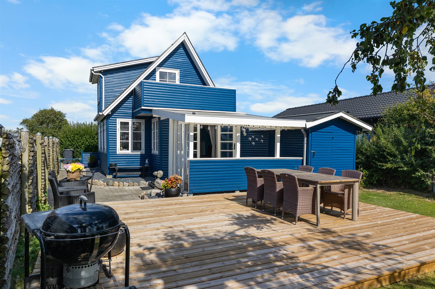 Frisch renoviertes Ferienhaus mit Sauna und Meerblick in Otterup
