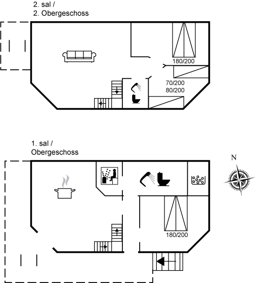 Grundriss Ferienhaus 72-5731 in Bogense