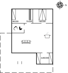 Floor plan_Holiday home_75-4008