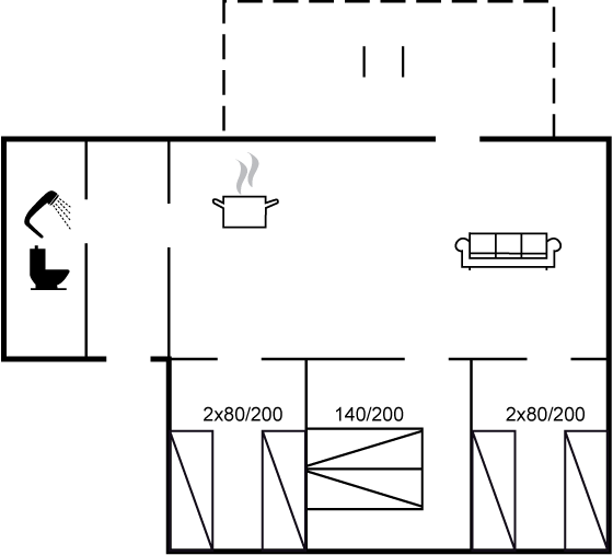 Floor plan_Holiday home_75-4014