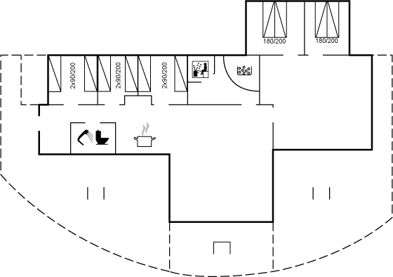 Grundriss Ferienhaus 82-0247 in Marielyst
