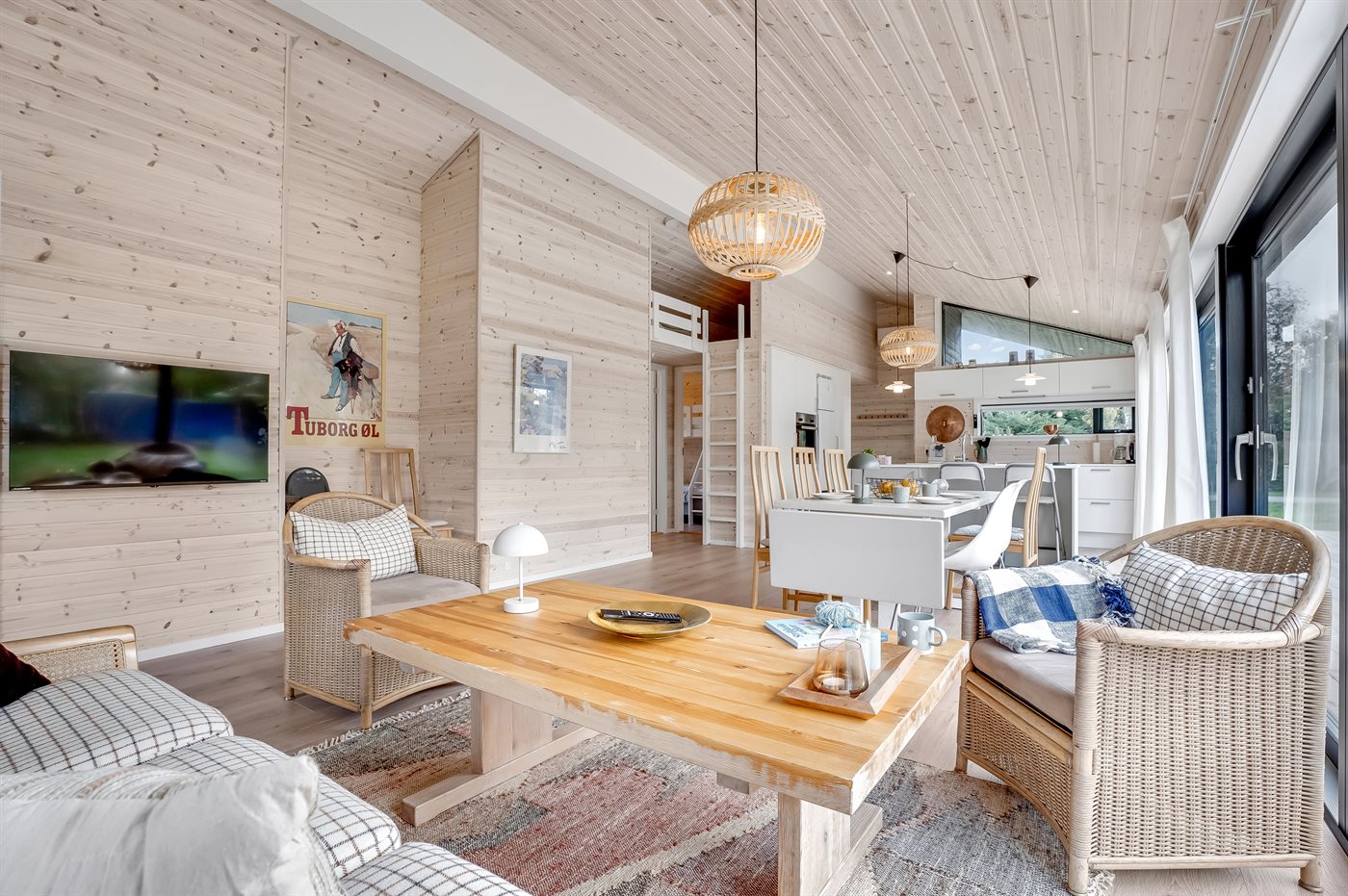 Modernes Ferienhaus mit Sauna & Kamin nahe Sandstrand - Bild 2