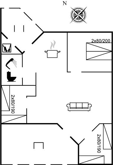 Floor plan_Holiday home_82-0288