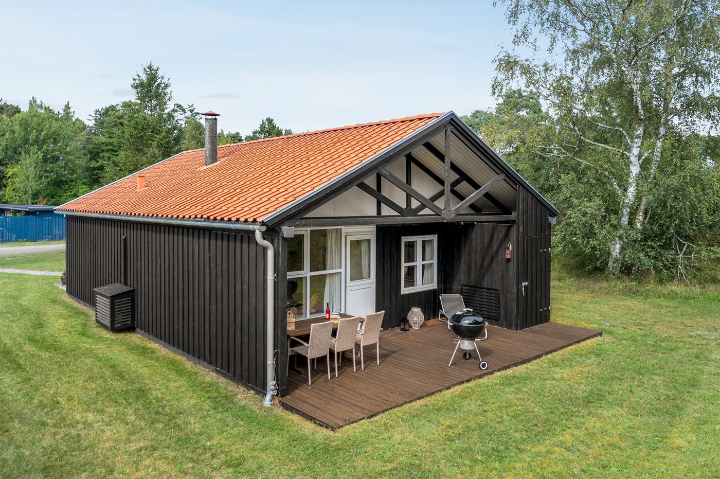 Strandnahes Ferienhaus mit Sauna, Kamin &amp; Meerblick in Marielyst