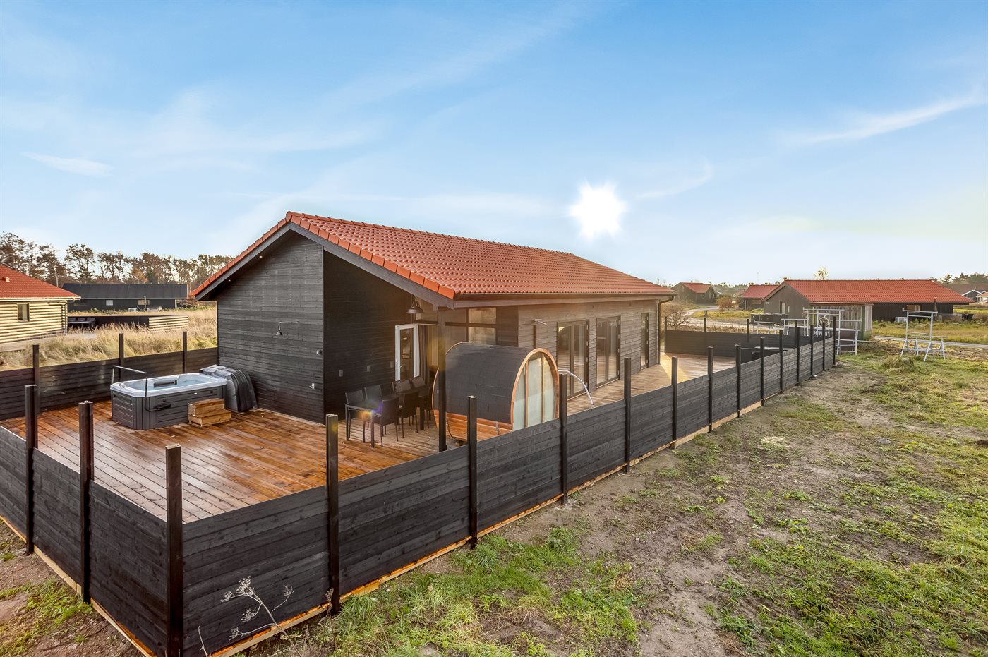 Traumhaus mit Whirlpool & Sauna – nah am Strand von Marielyst