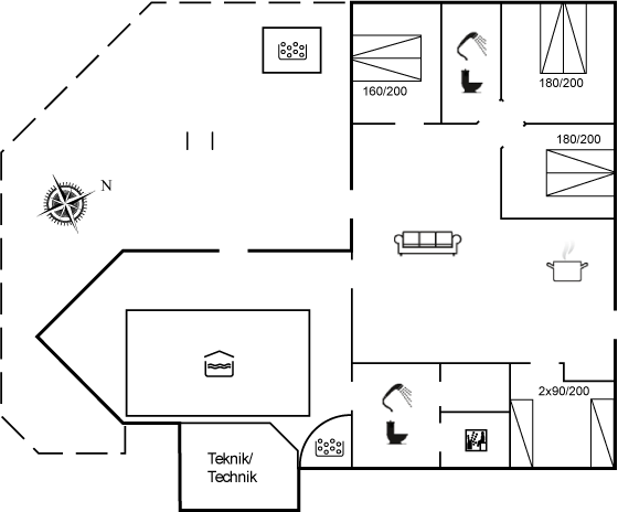 Floor plan_Holiday home_82-0553
