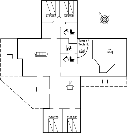 Floor plan_Holiday home_82-0850