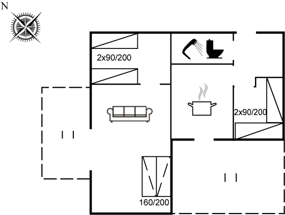Floor plan_Holiday home_85-2019