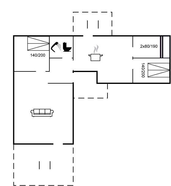 Grundriss Ferienhaus 90-0076 in Rörvig