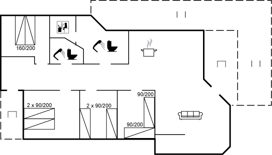 Grundriss Ferienhaus 90-1044 in Nyköbing, Sj.