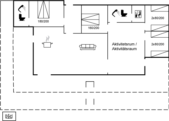 Grundriss Ferienhaus 90-2545 in Sejerö Bugt
