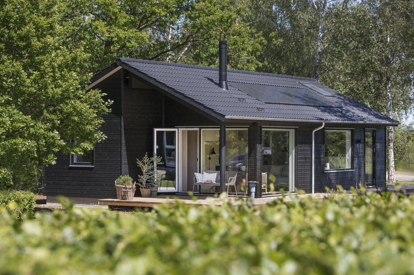 Modernes Ferienhaus am Meer mit Sauna, Kamin und Meerblick