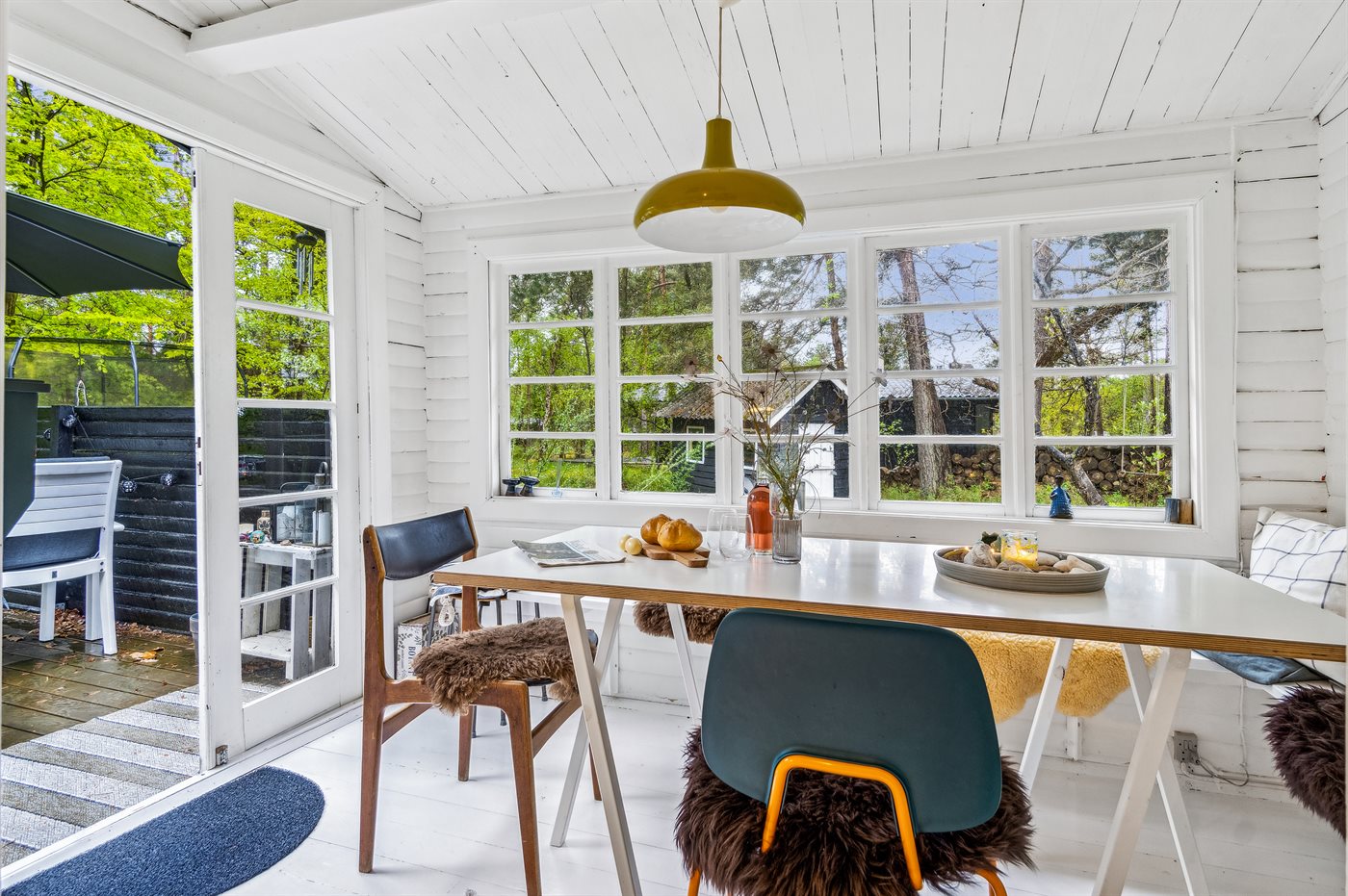 Sommerhaus mit Sauna, Kamin und großem Garten bei Sejerö Bugt