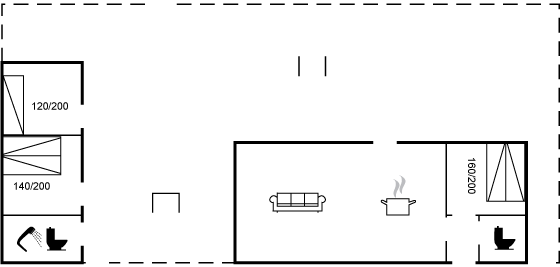 Grundriss Ferienhaus 90-4814 in Havnsö/Eskebjerg Vesterlyng