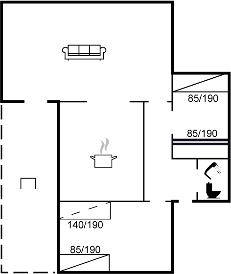 Floor plan_Holiday home_93-0711