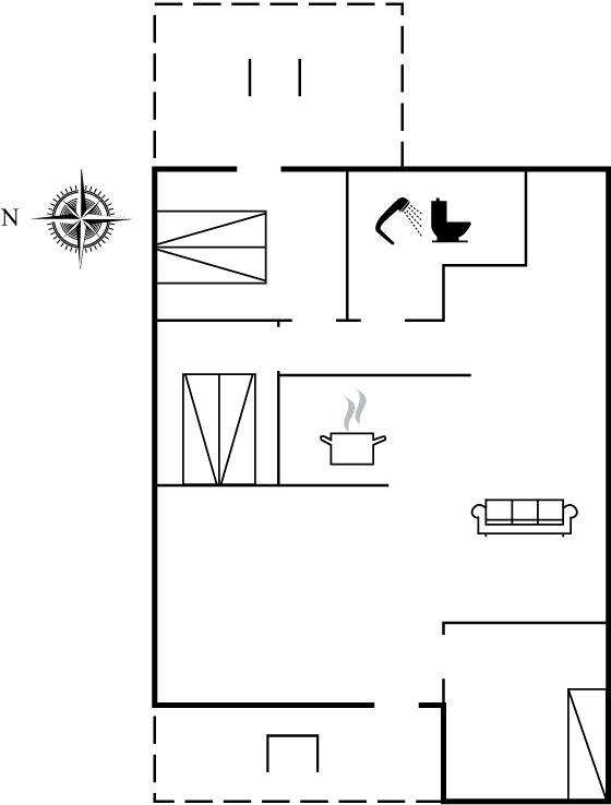 Grundriss Ferienhaus 93-1827 in Gilleleje