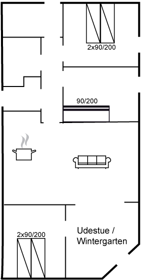 Grundriss Ferienhaus 93-1871 in Dronningmölle